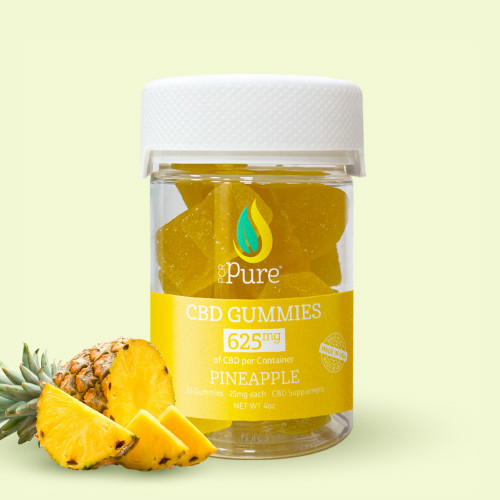 25mg Gummy Pineapple Flavor